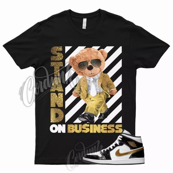 STAND T Shirt for 1 Mid Patent Black White Metallic Gold NRG Top 3 Dunk High Jezsport.com