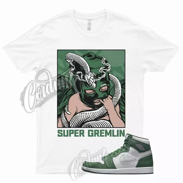 SG T for 1 Retro Gorge Green High Metallic Silver White Shirt To Match Pine Jezsport.com