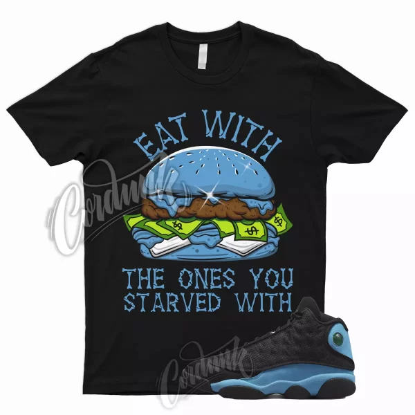 EAT T for 13 University Blue UNC Black Powder Carolina Low Mid High T Shirt 6 3 Jezsport.com