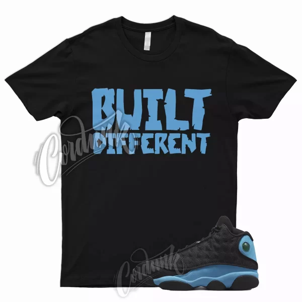 BUILT for 13 University Blue UNC Black Powder Carolina Low Mid High T Shirt 6 3 Jezsport.com