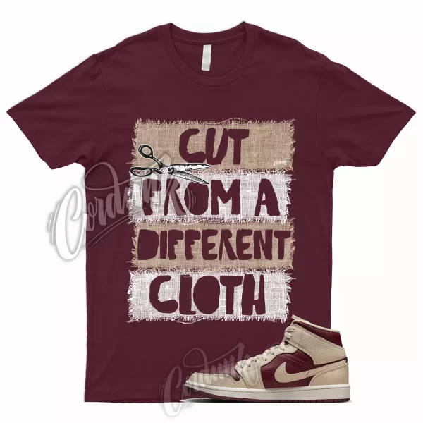 CUT T for 1 Mid Split Beach Cherrywood Red Beach Burgundy Shirt To Match Dunk Jezsport.com