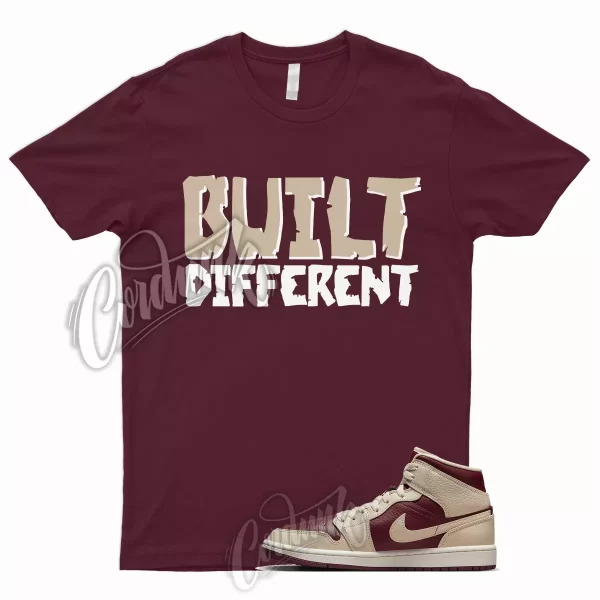 BUILT T for 1 Mid Split Beach Cherrywood Red Beach Burgundy Shirt To Match Dunk Jezsport.com