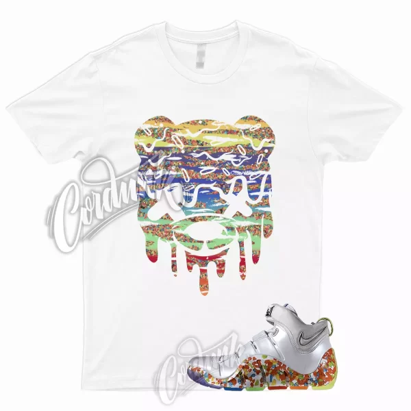 DRIPPY for Lebron 4 Fruity Red Green Varsity Purple Pebbles Shirt To Match Dunk Jezsport.com