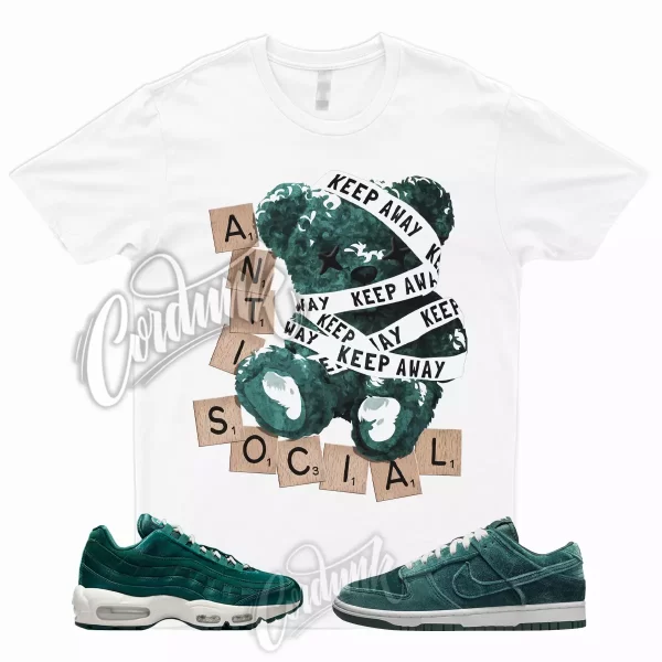 ANTI T for Dunk Low Air Max 95 Velvet Teal Green Spruce Black Shirt To Match Jezsport.com