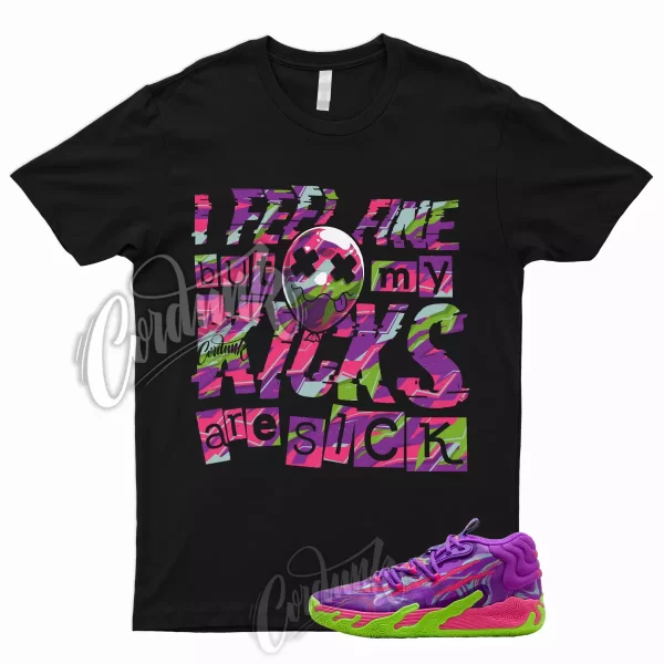 SICK T Shirt for P UMA MB.03 Toxic Purple Glimmer Green Gecko Ball Pink 1 Jezsport.com