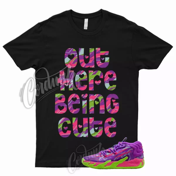 CUTE T Shirt for P UMA MB.03 Toxic Purple Glimmer Green Gecko Ball Pink 1 Jezsport.com