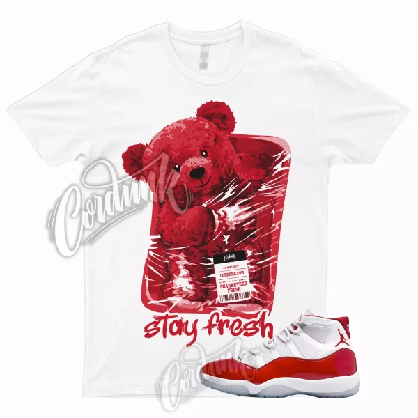 STAY Shirt for 11 Cherry Red Heritage Varsity Gym University Bred Win Like 96 1 Jezsport.com