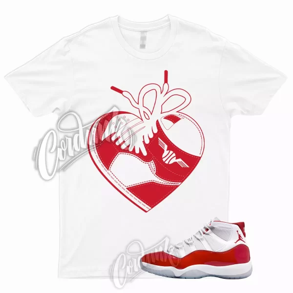 HEART Shirt for 11 Cherry Red Heritage Varsity Gym University Bred Win Like 96 1 Jezsport.com