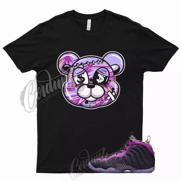 STITCH Shirt for Little Posite One Cave Purple Lil Foamposite Saturn Gold Vivid Jezsport.com