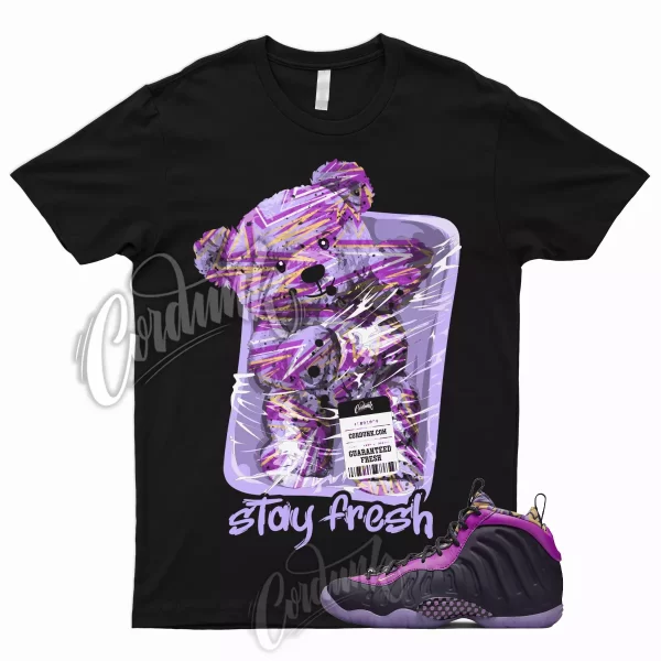 STAY T Shirt for Little Posite One Cave Purple Lil Foamposite Saturn Gold Vivid Jezsport.com