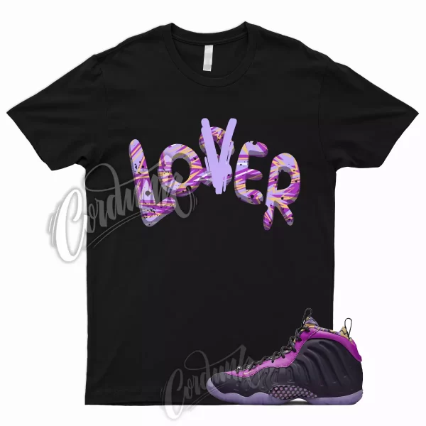 LO T Shirt for Little Posite One Cave Purple Lil Foamposite Saturn Gold Vivid 1 Jezsport.com