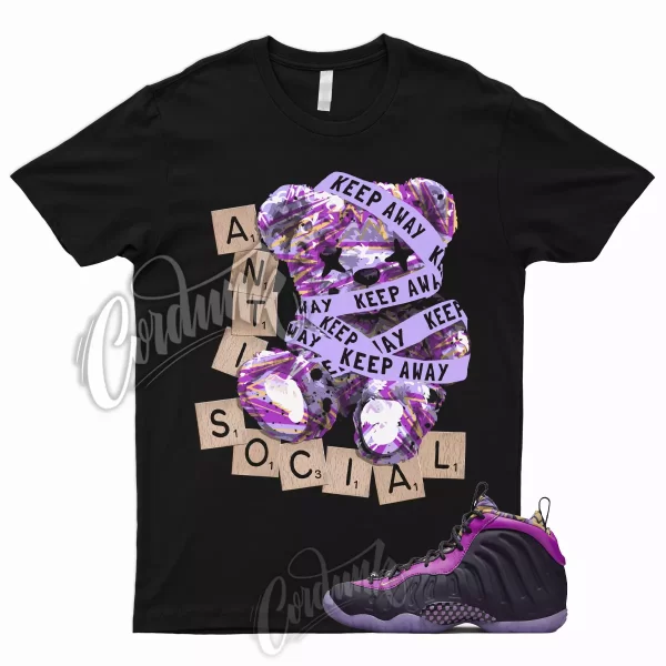 ANTI T Shirt for Little Posite One Cave Purple Lil Foamposite Saturn Gold Vivid Jezsport.com