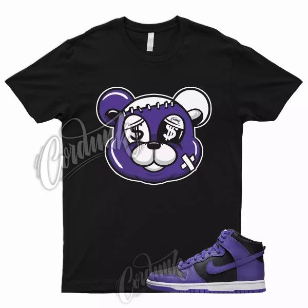 STITCH T Shirt for Dunk High Psychic Purple Varsity Court Black White 1 13 3 Jezsport.com