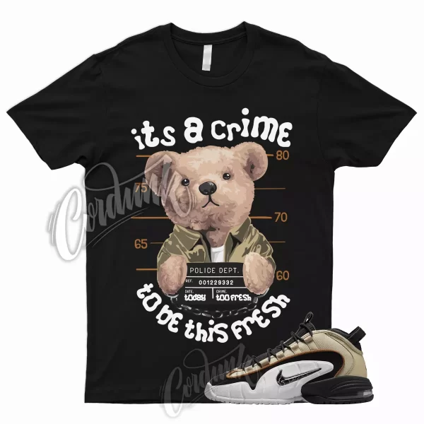 CRIME T Shirt for Air Max Penny 1 Rattan Summit White Ale Brown Vapormax Dunk Jezsport.com