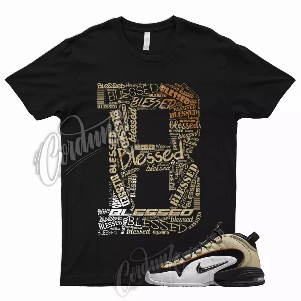 BLESSED T Shirt for Air Max Penny 1 Rattan Summit White Ale Brown Vapormax Dunk Jezsport.com