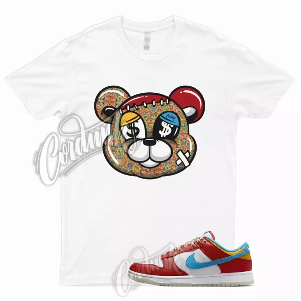 STITCH Shirt for Dunk Low Lebron Habanero Fruity Red Laser Blue White Pebbles 1 Jezsport.com