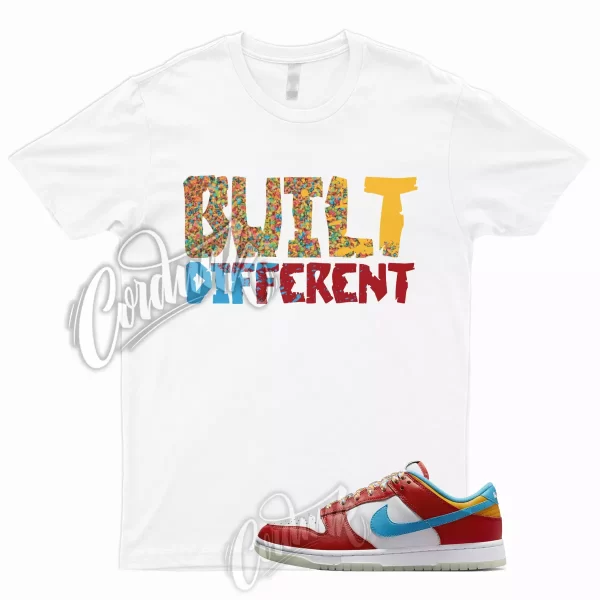 BUILT T Shirt for Dunk Low Lebron Habanero Fruity Red Laser Blue White Pebbles 1 Jezsport.com