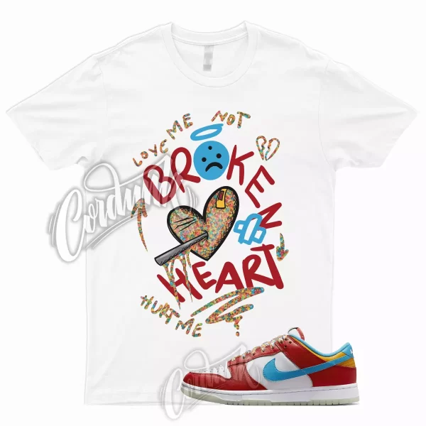 BROKEN Shirt for Dunk Low Lebron Habanero Fruity Red Laser Blue White Pebbles 1 Jezsport.com