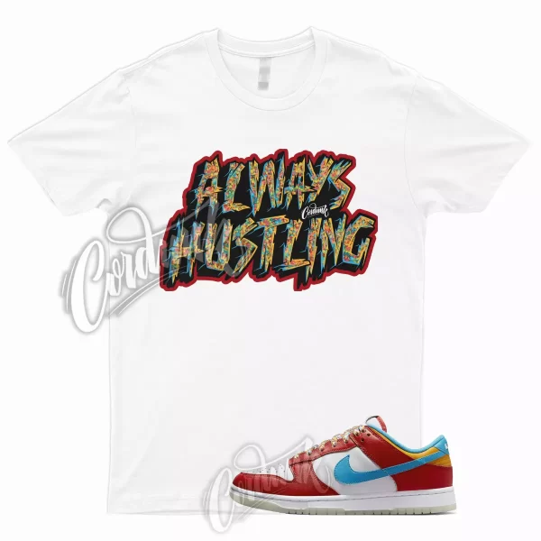 ALWAYS Shirt for Dunk Low Lebron Habanero Fruity Red Laser Blue White Pebbles 1 Jezsport.com