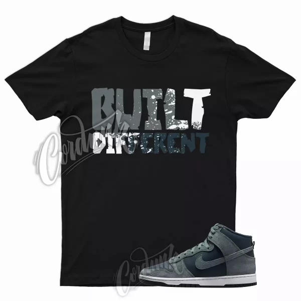 BUILT T Shirt for Dunk High Teal Suede Dark Green Premium Armory Navy Low Mid 1 Jezsport.com