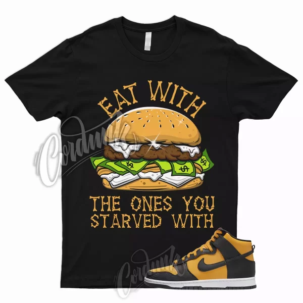 EAT T Shirt for Dunk High Reverse Goldenrod University Gold Pollen Red Low Mid 1 Jezsport.com