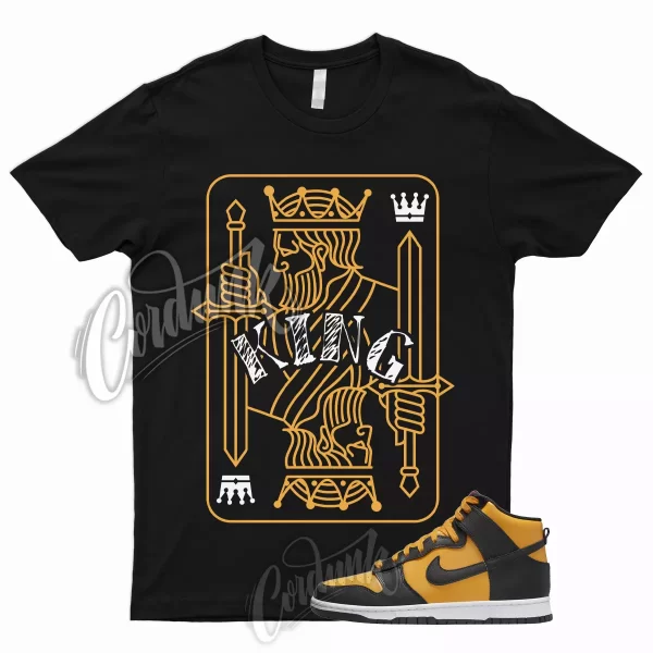 KING Shirt for Dunk High Reverse Goldenrod University Gold Pollen Red Low Mid 1 Jezsport.com