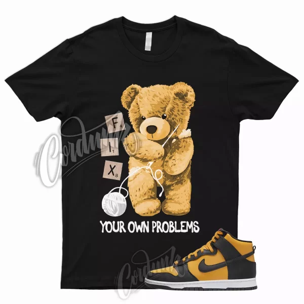 FIX T Shirt for Dunk High Reverse Goldenrod University Gold Pollen Red Low Mid 1 Jezsport.com