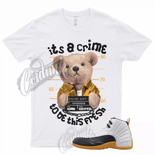 CRIME Shirt for 12 25 Years In China Black Taxi Varsity Red Pollen NYC Mid High Jezsport.com