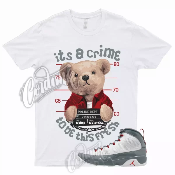 CRIME Shirt for 9 Fire Red Cool Grey Flint 13 Light Smoke Gym Shadow Particle 1 Jezsport.com