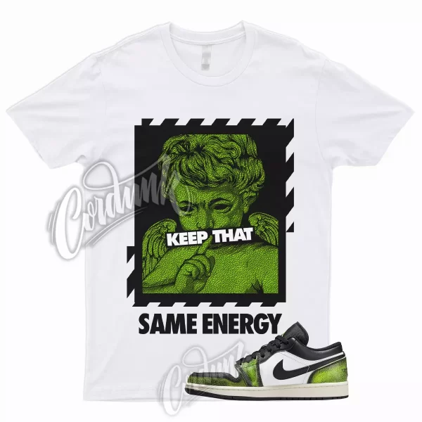 ENERGY Shirt for 1 Low SE Wear Away Electric Green Snake Skin 6 Lime Retro Neon Jezsport.com