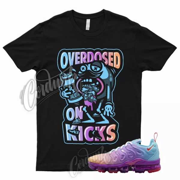 OD T Shirt for Air VaporMax Plus Multi Gradient Multicolor Peach Purple Blue 1 Jezsport.com