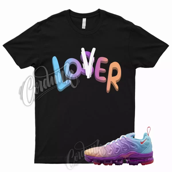 LO T Shirt for Air VaporMax Plus Multi Gradient Multicolor Peach Purple Blue 1 Jezsport.com