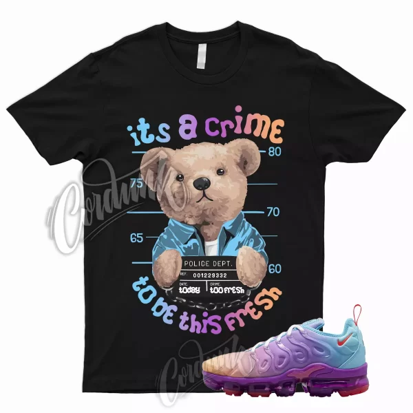 CRIME Shirt for Air VaporMax Plus Multi Gradient Multicolor Peach Purple Blue 1 Jezsport.com