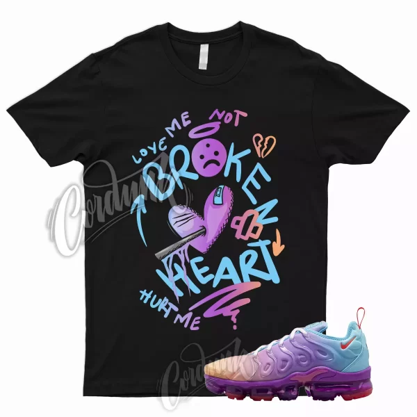 BROKE Shirt for Air VaporMax Plus Multi Gradient Multicolor Peach Purple Blue 1 Jezsport.com