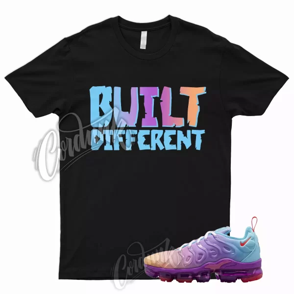 BUILT Shirt for Air VaporMax Plus Multi Gradient Multicolor Peach Purple Blue 1 Jezsport.com