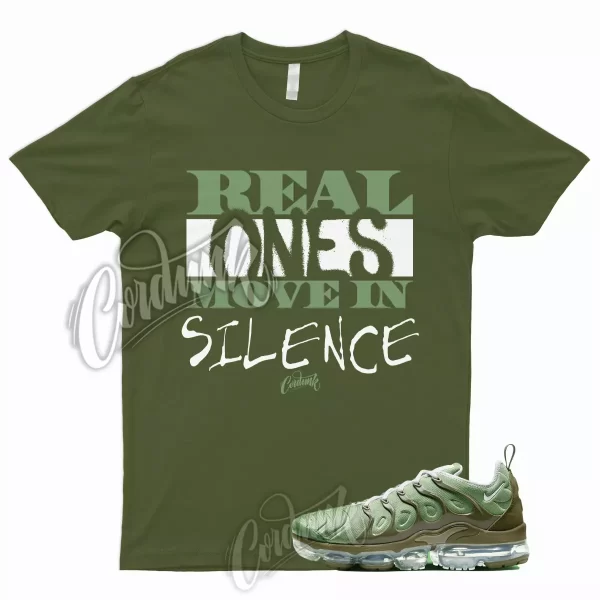 R1 T Shirt for VaporMax Plus Green Olive Green Khaki Vert Air Dunk Rough 1 Jezsport.com