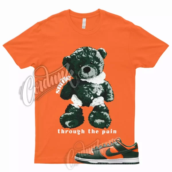 SMILE Shirt for Dunk Low Miami Orange Team Green High Rain Forest FAMU Hurricane Jezsport.com