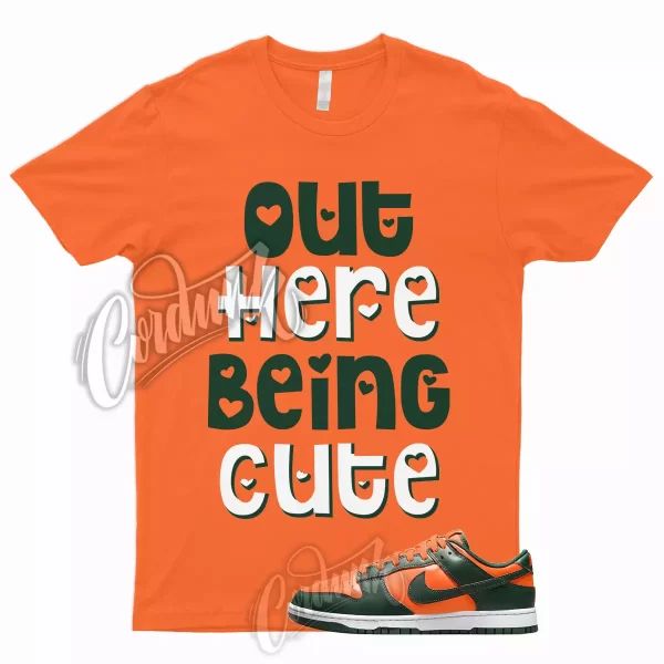 CUTE Shirt for Dunk Low Miami Orange Team Green High Rain Forest FAMU Hurricane Jezsport.com