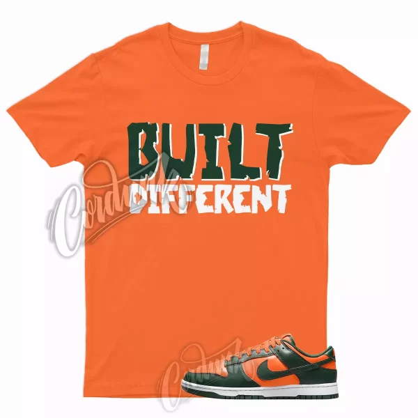 BUILT Shirt for Dunk Low Miami Orange Team Green High Rain Forest FAMU Hurricane Jezsport.com