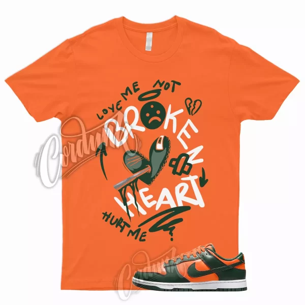 BROKE Shirt for Dunk Low Miami Orange Team Green High Rain Forest FAMU Hurricane Jezsport.com