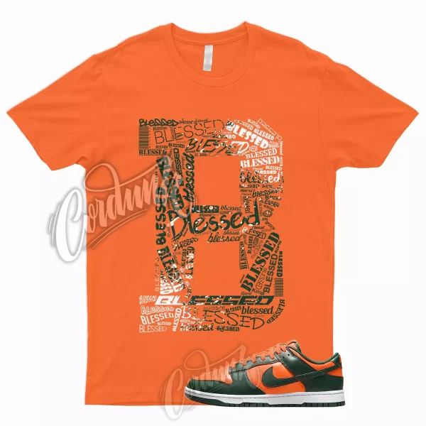 BLESS Shirt for Dunk Low Miami Orange Team Green High Rain Forest FAMU Hurricane Jezsport.com