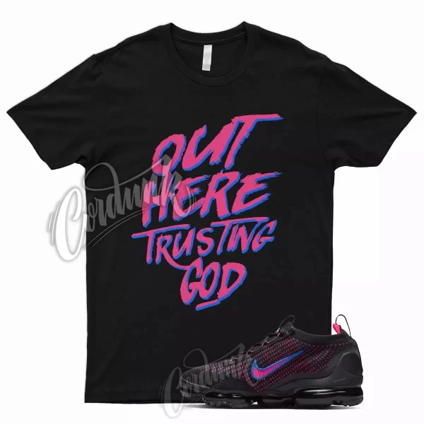 TG T Shirt for N Air VaporMax Flyknit Black Hyper Pink Racer Blue Plus WMNS 1 Jezsport.com