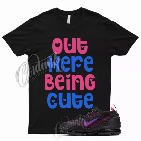 CUTE T Shirt for N Air VaporMax Flyknit Black Hyper Pink Racer Blue Plus WMNS Jezsport.com