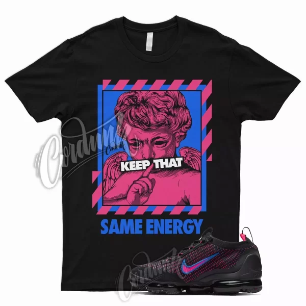 ENERGY Shirt for N Air VaporMax Flyknit Black Hyper Pink Racer Blue Plus WMNS Jezsport.com