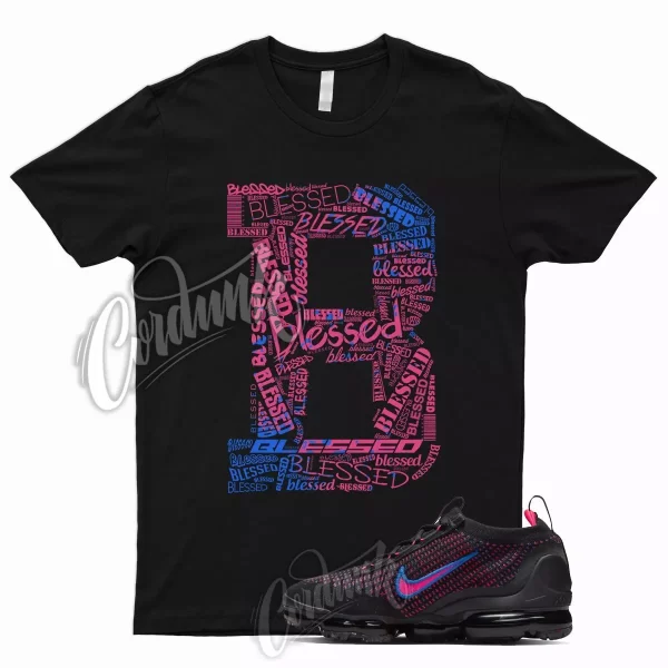 BLS T Shirt for N Air VaporMax Flyknit Black Hyper Pink Racer Blue Plus WMNS Jezsport.com