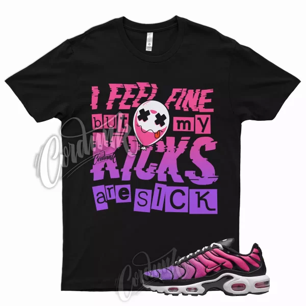 SICK T Shirt for N Air Max Plus Dusk VaporMax Purple Pink Concord Gradient 1 Jezsport.com