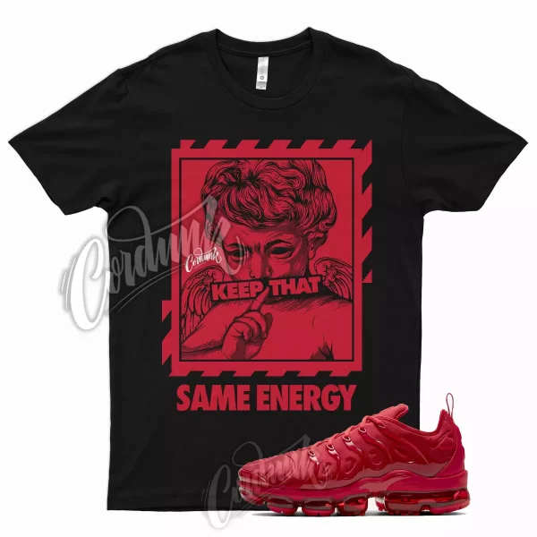 ENRGY Shirt for Air Vapormax Plus University Red Team Triple Bred Varsity 1 Jezsport.com