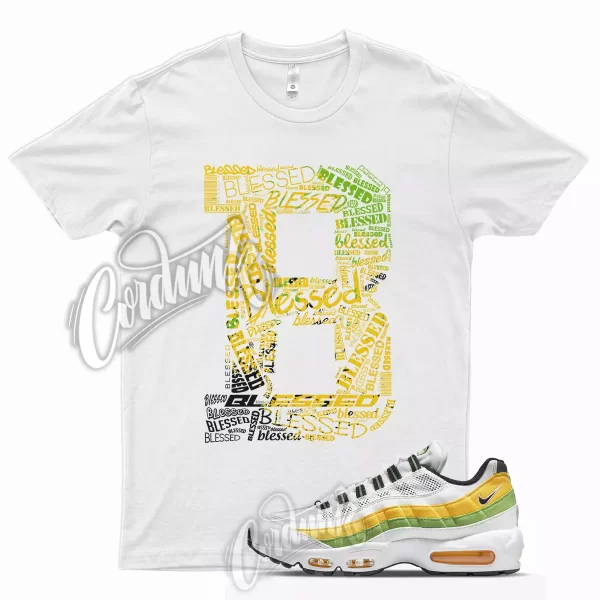 BLESSED T Shirt for Air Max 95 Essential Green Apple Tour Yellow Black 1 Jezsport.com