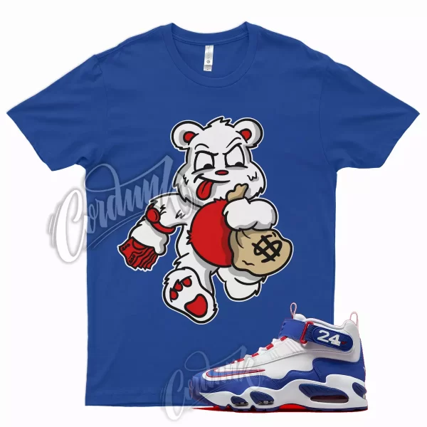 STB T Shirt for Air Griffey Max 1 Gym Red Old Royal Aquamarine Teal 24 USA Jezsport.com