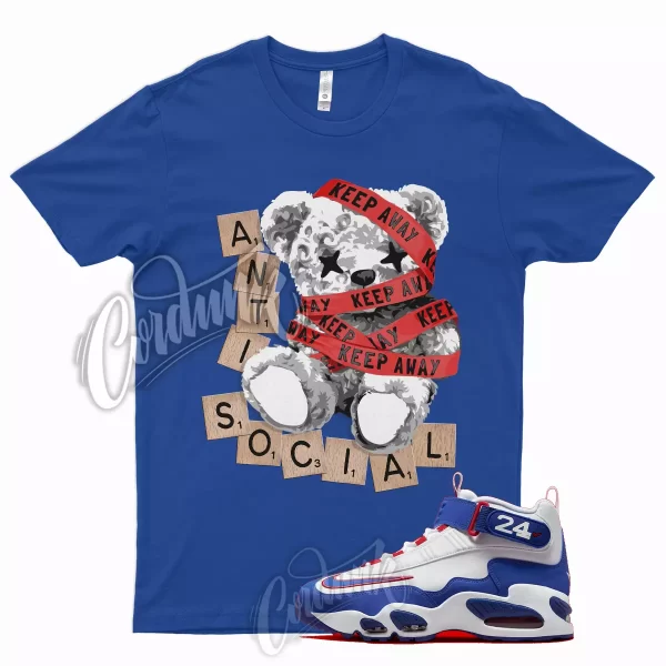 ANTI Shirt for Air Griffey Max 1 Gym Red Old Royal Aquamarine Teal 24 USA Jezsport.com